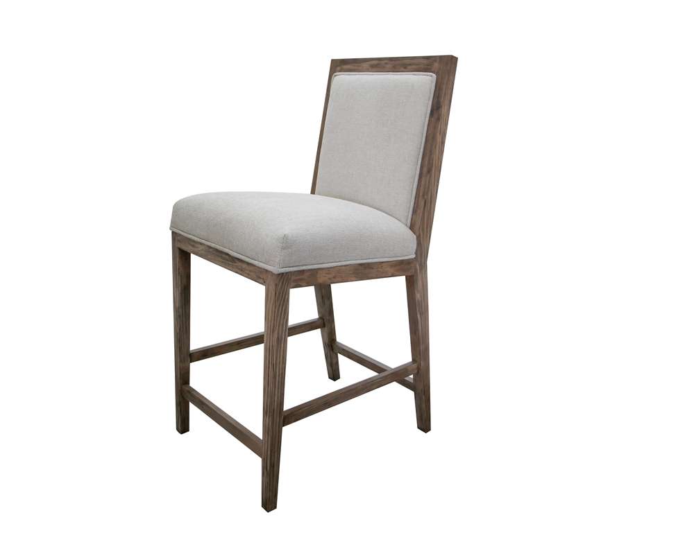 IFD - Sahara 24in Uph. Barstool, brown Finish - IFD2951BST24BN veiw 1