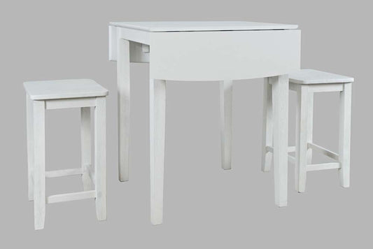 Jofran - Eastern Tides Three Piece Backless Counter Height Dining Set - 2146-48BS175KDKT veiw 1