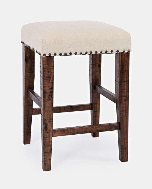 Jofran - Fairview Counter Height Sofa Table Set with Three Stools - Oak - 1931-74 veiw 2