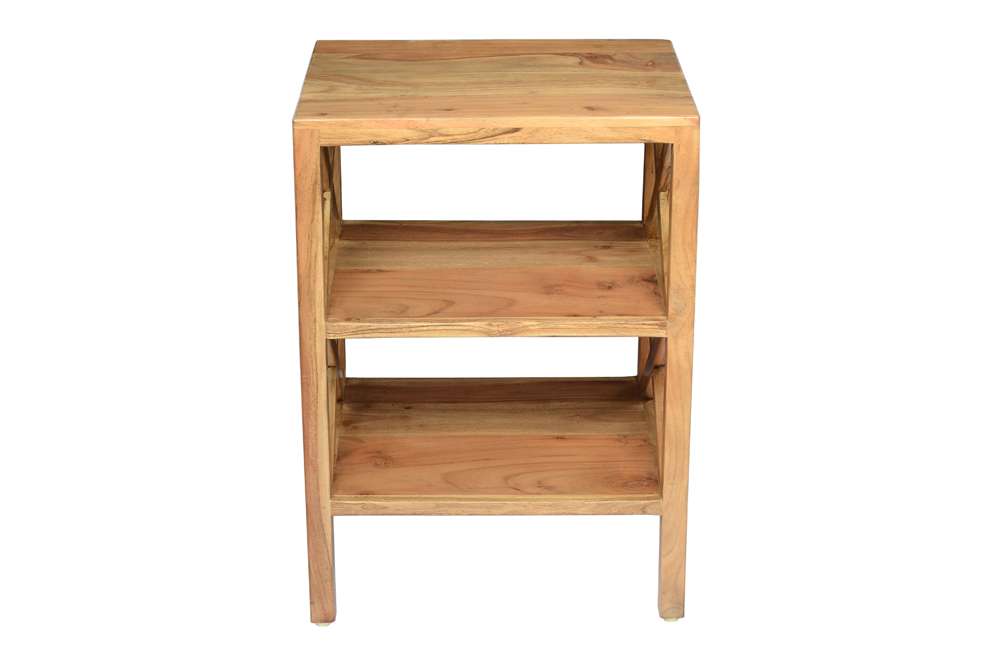 Jofran - Global Archive Solid Wood X-Side Accent Table - Natural - 1730-37 veiw 3