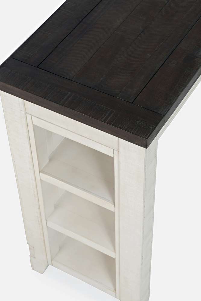 Jofran - Madison County Reclaimed Pine Console Table Set with 3 Stools - Vintage White - 1706-78 veiw 4