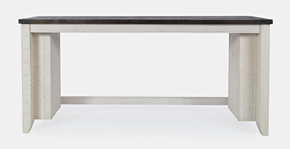 Jofran - Madison County Reclaimed Pine Console Table Set with 3 Stools - Vintage White - 1706-78 veiw 6