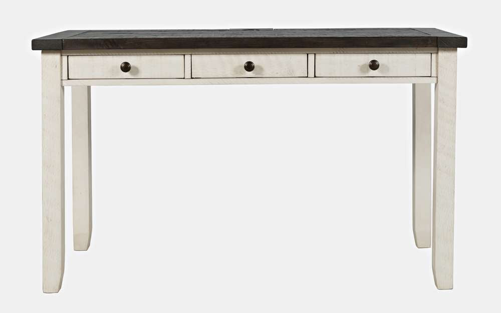 Jofran - Madison County Reclaimed Pine USB Charging Desk - Vintage White - 1706-5020 veiw 2