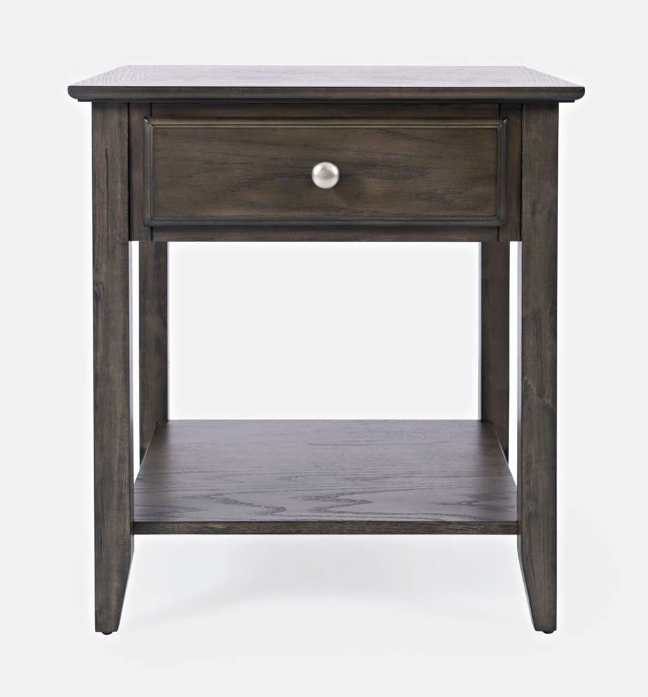 Jofran - Modern Espresso End Table - Grey-Brown Carlton - 1977-3 veiw 2
