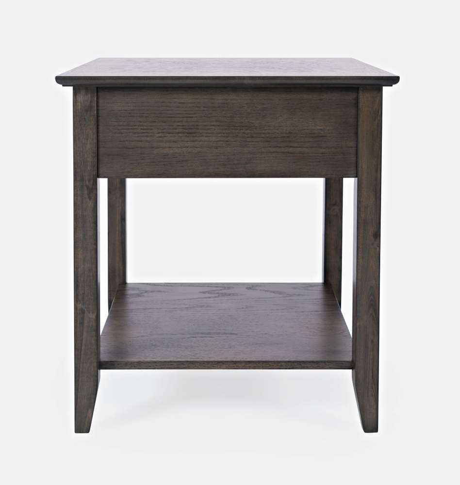 Jofran - Modern Espresso End Table - Grey-Brown Carlton - 1977-3 veiw 3