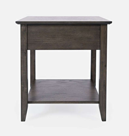 Jofran - Modern Espresso End Table - Grey-Brown Carlton - 1977-3 veiw 3