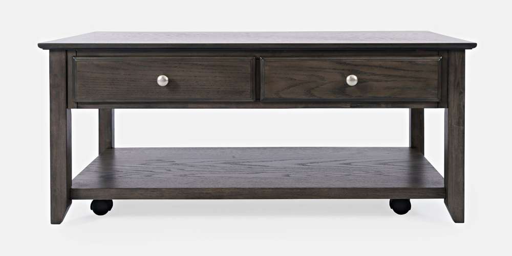 Jofran - Modern Espresso Four Drawer Coffee Table - Grey-Brown Carlton - 1977-1 veiw 2