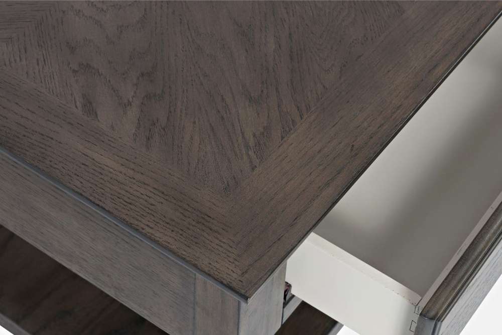 Jofran - Modern Espresso Four Drawer Coffee Table - Grey-Brown Carlton - 1977-1 veiw 4