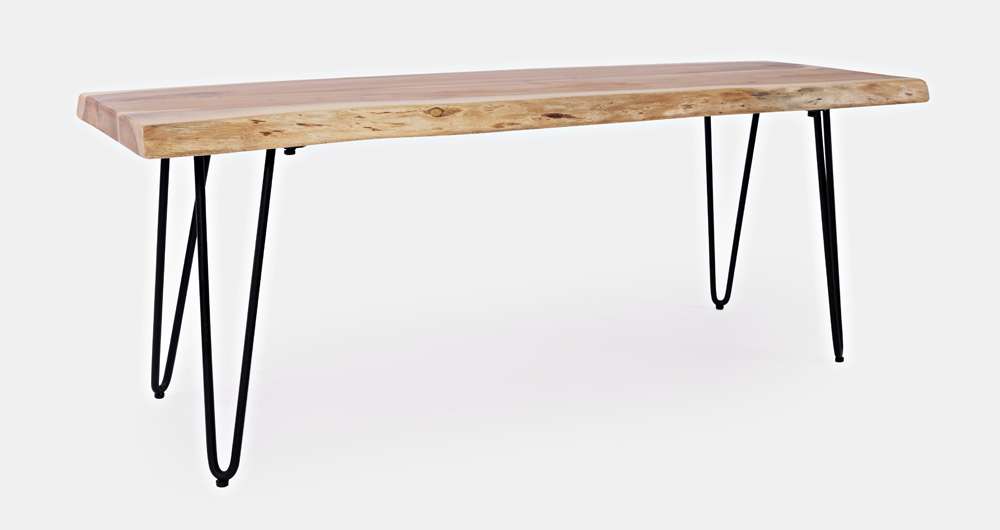 Jofran - Natures Edge 48 Solid Acacia Bench - Natural - 1985-48KD veiw 1