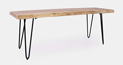 Jofran - Natures Edge 48 Solid Acacia Bench - Natural - 1985-48KD veiw 1