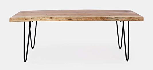 Jofran - Natures Edge 48 Solid Acacia Bench - Natural - 1985-48KD veiw 2