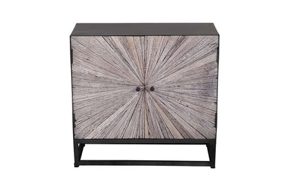 Jofran - Reclaimed Wood Astral Plains 2 Door Accent Cabinet - Grey Wash - 1929-32 veiw 1