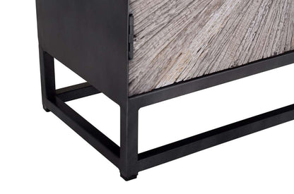 Jofran - Reclaimed Wood Astral Plains 2 Door Accent Cabinet - Grey Wash - 1929-32 veiw 4