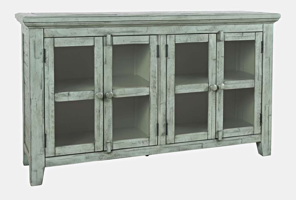 Jofran - Rustic Shores Coastal Style 54in Distressed Acacia Credenza Cabinet - 1615-5432 veiw 1