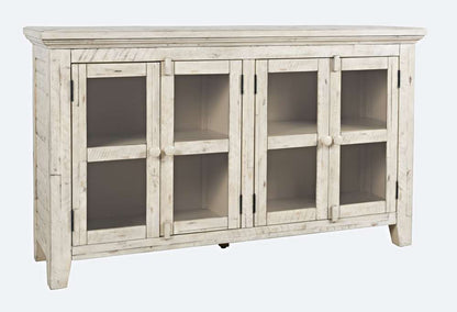 Jofran - Rustic Shores Coastal Style 54in Distressed Acacia Credenza Cabinet - 1610-5432 veiw 1