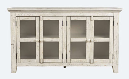 Jofran - Rustic Shores Coastal Style 54in Distressed Acacia Credenza Cabinet - 1610-5432 veiw 3