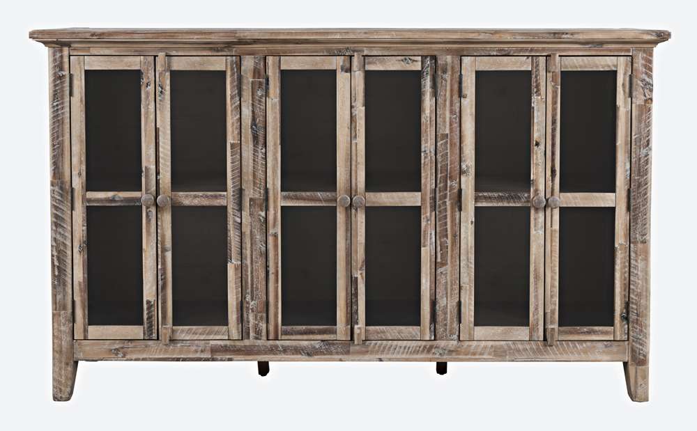 Jofran - Rustic Shores Coastal Style 70in Distressed Accent Cabinet - 2125-70 veiw 3