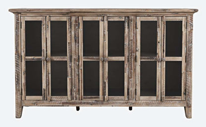 Jofran - Rustic Shores Coastal Style 70in Distressed Accent Cabinet - 2125-70 veiw 3