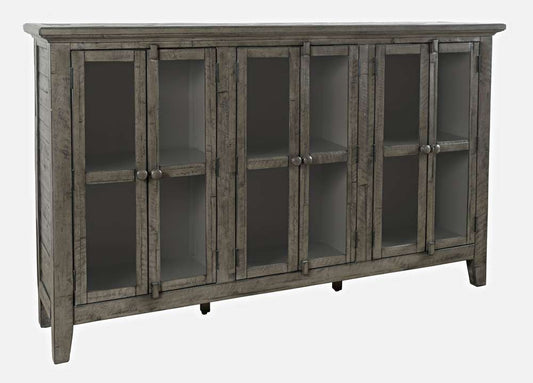 Jofran - Rustic Shores Coastal Style 70in Distressed Accent Cabinet - 2130-70 veiw 1