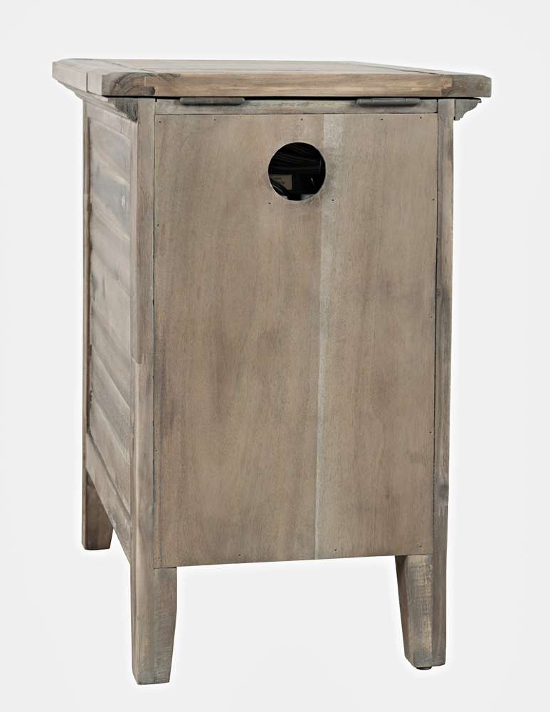 Jofran - Rustic Shores Coastal Style USB Charging Chairside Table - 2125-22 veiw 8