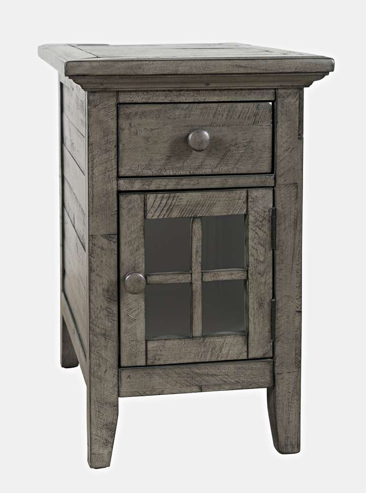 Jofran - Rustic Shores Coastal Style USB Charging Chairside Table - 2130-22 veiw 1