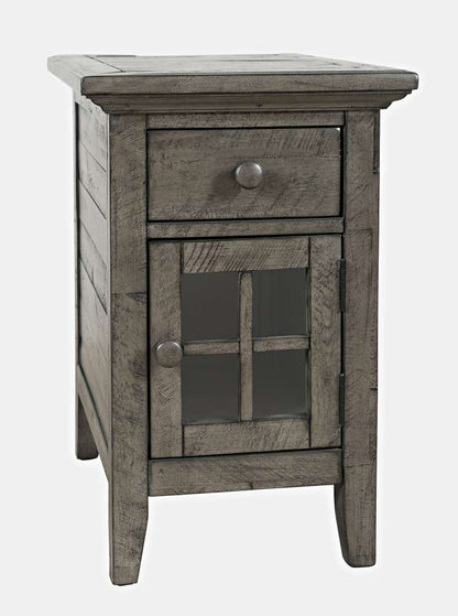 Jofran - Rustic Shores Coastal Style USB Charging Chairside Table - 2130-22 veiw 1