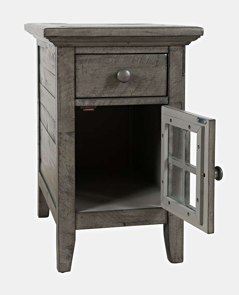 Jofran - Rustic Shores Coastal Style USB Charging Chairside Table - 2130-22 veiw 2