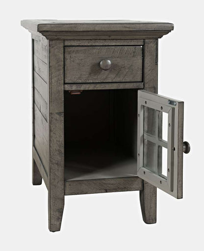 Jofran - Rustic Shores Coastal Style USB Charging Chairside Table - 2130-22 veiw 2