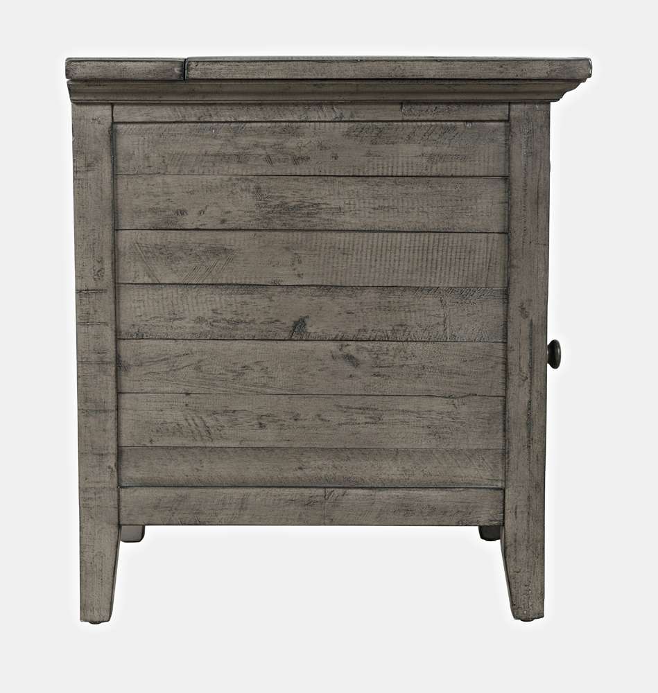 Jofran - Rustic Shores Coastal Style USB Charging Chairside Table - 2130-22 veiw 5