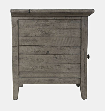 Jofran - Rustic Shores Coastal Style USB Charging Chairside Table - 2130-22 veiw 5