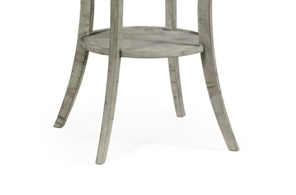 Jonathan Charles Fine Furniture - Casually Country Quatrefoil Lamp Table in Rustic Grey - 491043-RGA veiw 5