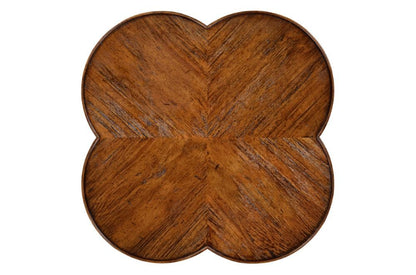 Jonathan Charles Fine Furniture - Casually Country Quatrefoil Lamp Table in Walnut - 491043-CFW veiw 3