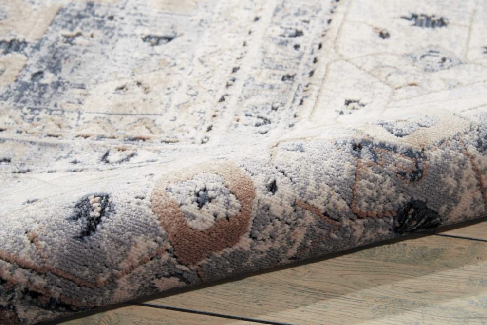 Kathy Ireland Home - Malta MAI02 Beige and Blue 311in x 57in Area Rug - MAI02-99446361073 - CLOSEOUT veiw 2