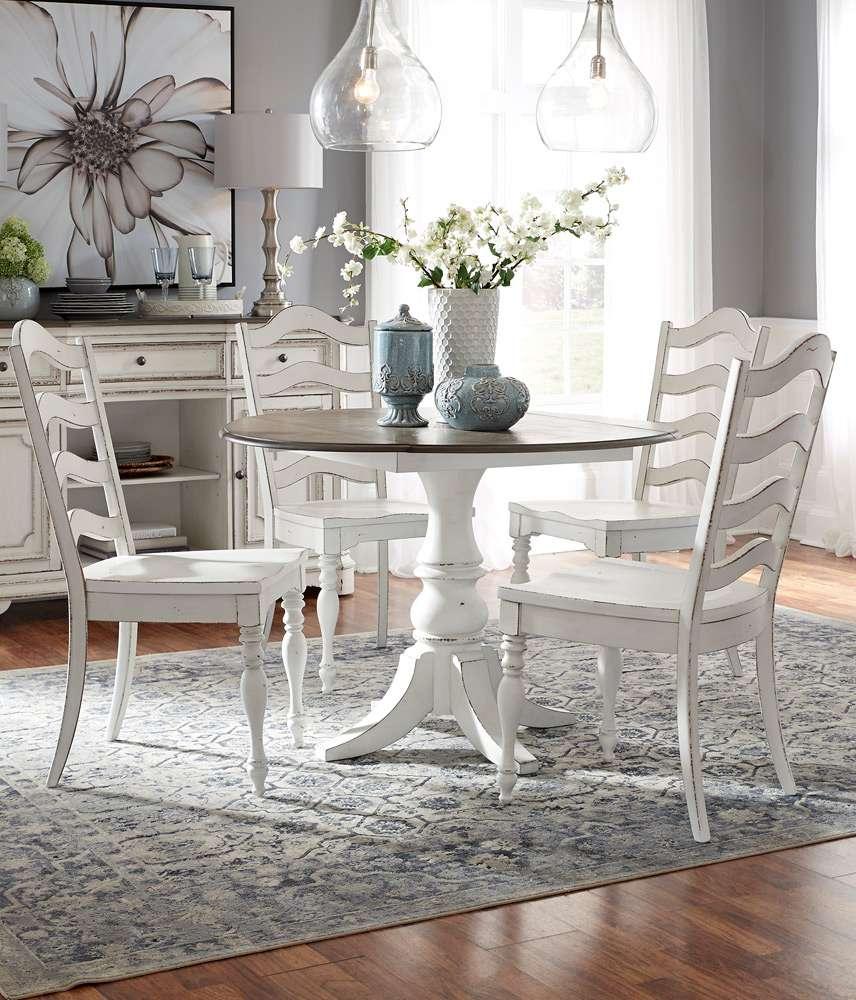Liberty Furniture - Magnolia Manor 5 Piece Drop Leaf Set  - 244-CD-5DLS veiw 1