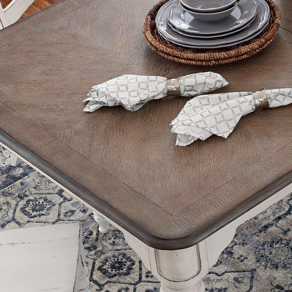 Liberty Furniture - Magnolia Manor 5 Piece Leg Table Set  - 244-CD-5LTS veiw 2