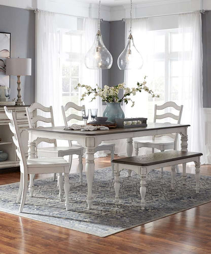 Liberty Furniture - Magnolia Manor 6 Piece Leg Table Set  - 244-CD-6LTS veiw 1