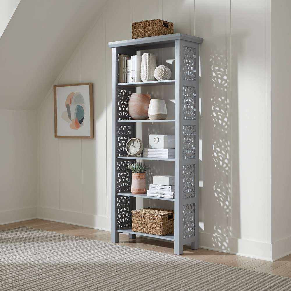 Liberty Furniture - Trellis Lane Accent Bookcase Grey - 2094G-AC3001 veiw 1