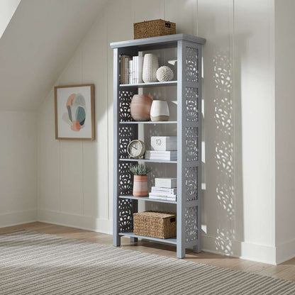 Liberty Furniture - Trellis Lane Accent Bookcase Grey - 2094G-AC3001 veiw 1