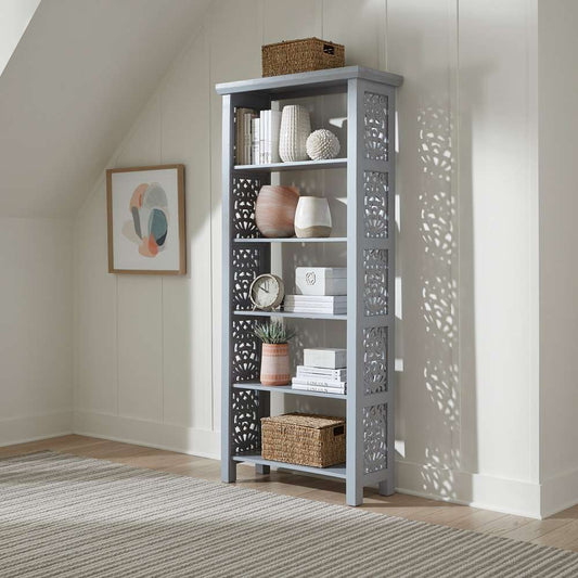 Liberty Furniture - Trellis Lane Accent Bookcase Grey - 2094G-AC3001 veiw 1