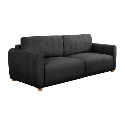 Serta - Isak Convertible Sofa, Charcoal by Lifestyle Solutions - 113A010CHR veiw 1