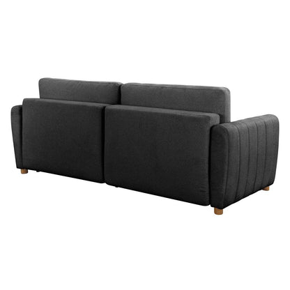 Serta - Isak Convertible Sofa, Charcoal by Lifestyle Solutions - 113A010CHR veiw 6