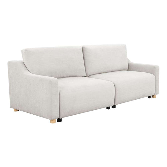 Serta - Louis Convertible Sofa, Cream by Lifestyle Solutions - 113A009CRM veiw 1