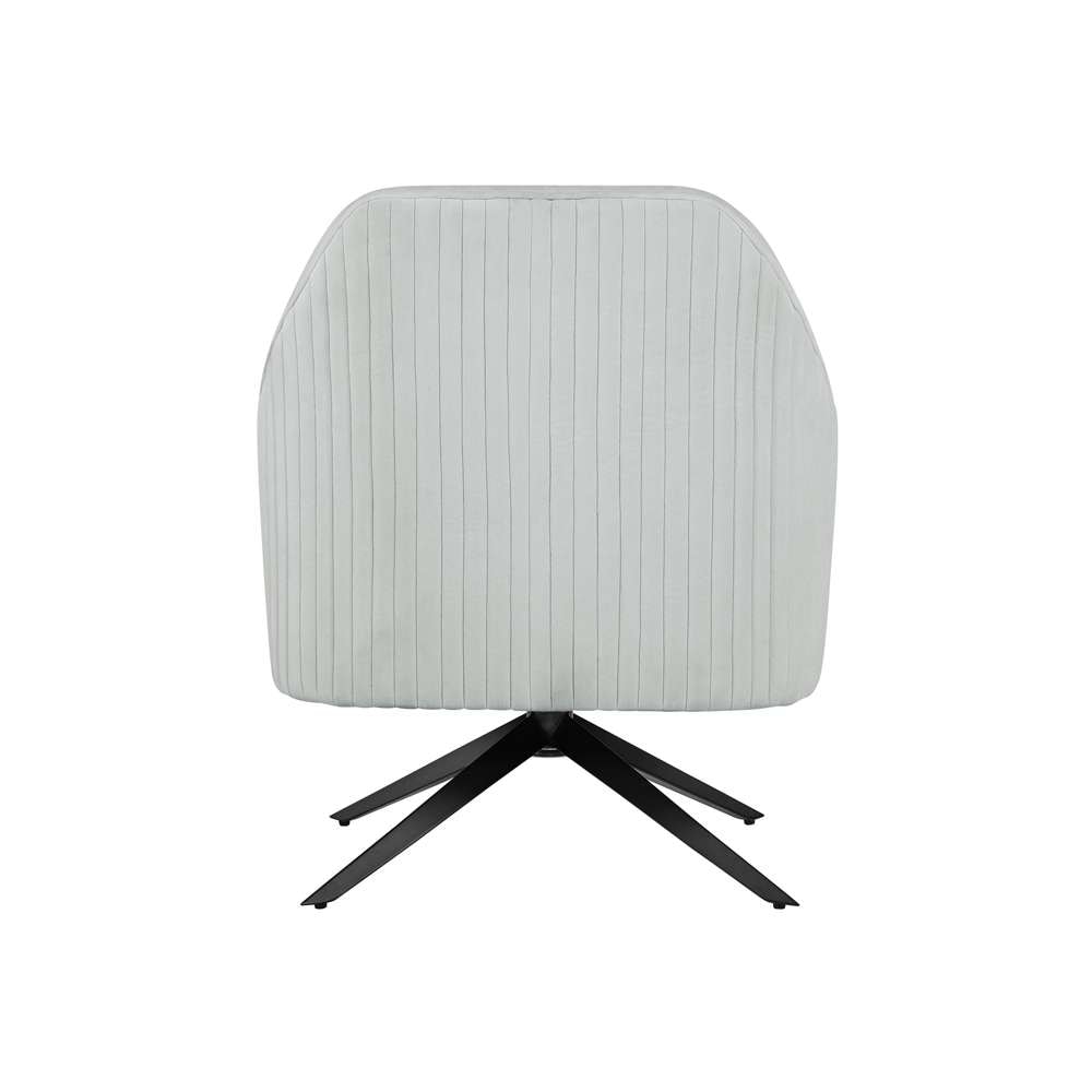 Lifestyle Solutions - Oskar Swivel Accent Chair, Light Grey - 171A004LTG veiw 6