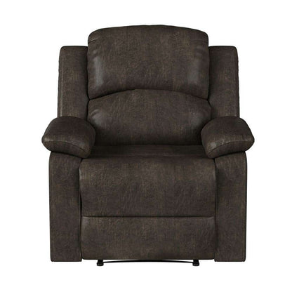 Lifestyle Solutions - Relax A Lounger Dawson Manual Recliner, Dark Brown - RC-DBYKU3008 veiw 2