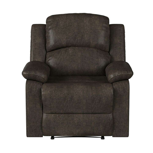 Lifestyle Solutions - Relax A Lounger Dawson Manual Recliner, Dark Brown - RC-DBYKU3008 veiw 2