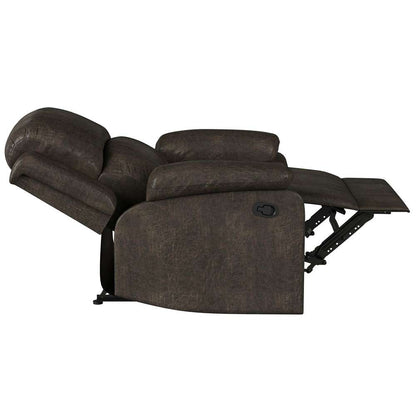 Lifestyle Solutions - Relax A Lounger Dawson Manual Recliner, Dark Brown - RC-DBYKU3008 veiw 4