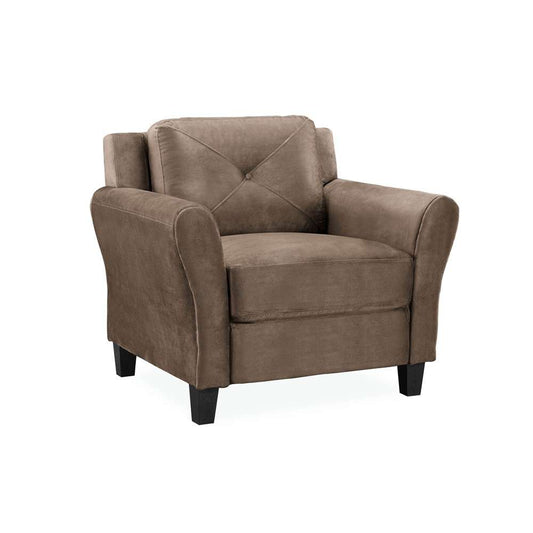 Lifestyle Solutions - Highland Chair with Rolled Arms, Brown  - CCHRFKS1M26BRRA veiw 1
