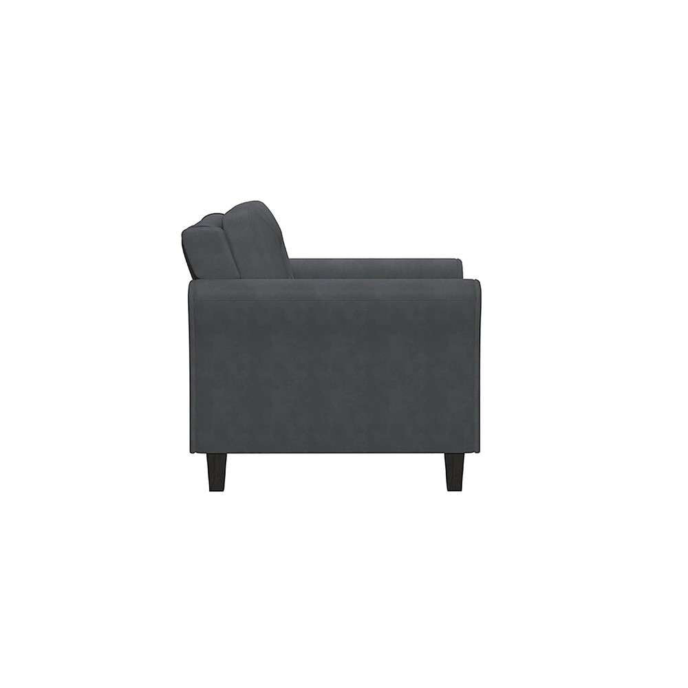 Lifestyle Solutions - Highland Chair with Rolled Arms, Dark Grey  - CCHRFKS1M26DGRA veiw 2