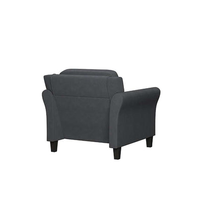 Lifestyle Solutions - Highland Chair with Rolled Arms, Dark Grey  - CCHRFKS1M26DGRA veiw 3