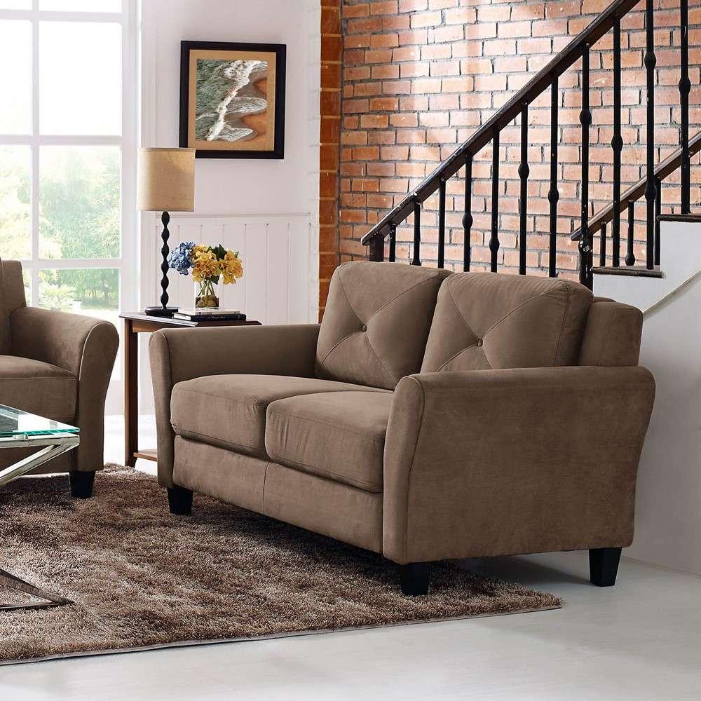 Lifestyle Solutions - Highland Loveseat with Rolled Arms, Brown  - CCHRFKS2M26BRRA veiw 3